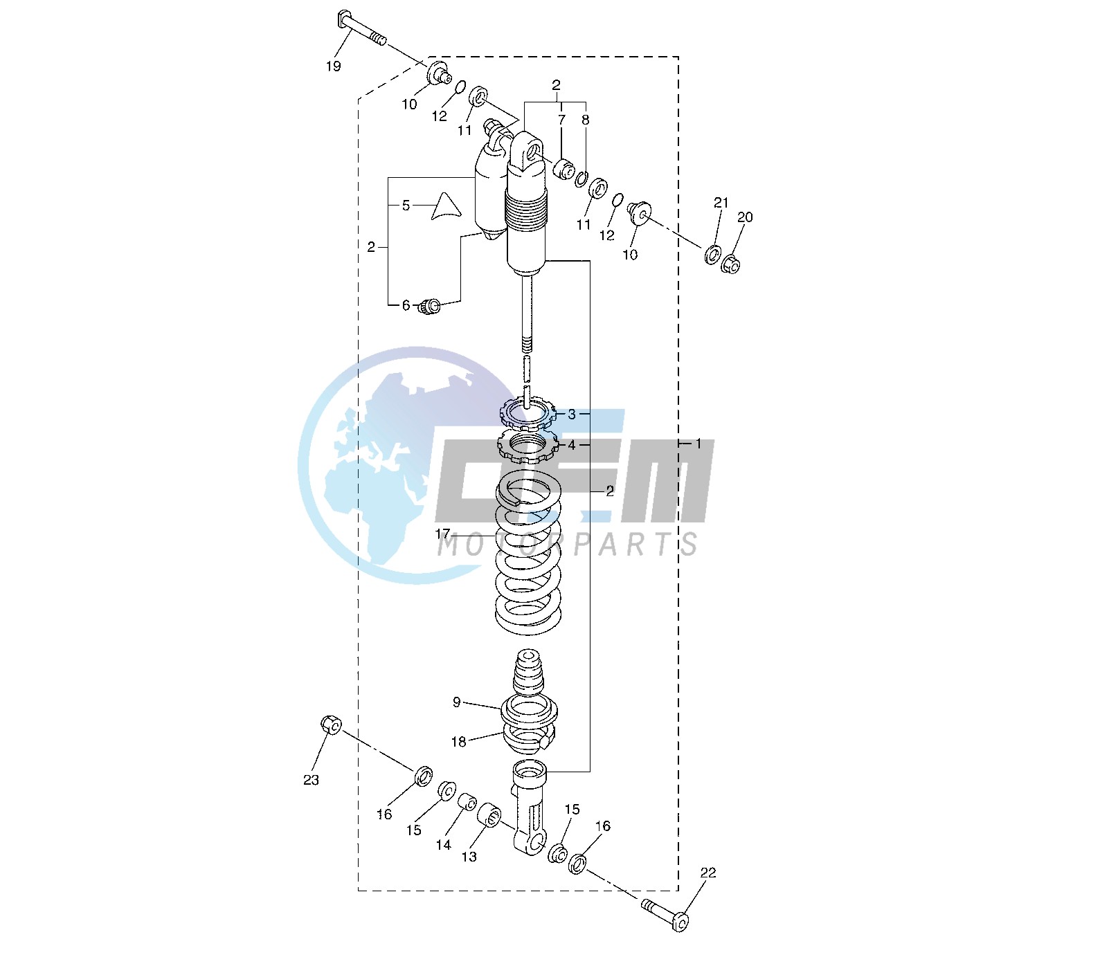 REAR SHOCK ABSORBER