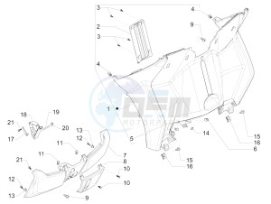 MP3 500 MAXI SPORT-BUSINESS-ADVANCED E4 ABS (EMEA-APAC) drawing Front glove-box - Knee-guard panel