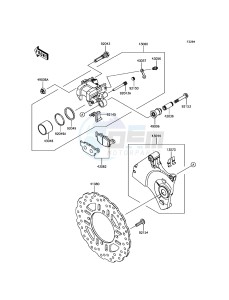 Z800 ZR800EGF UF (UK FA) XX (EU ME A(FRICA) drawing Rear Brake