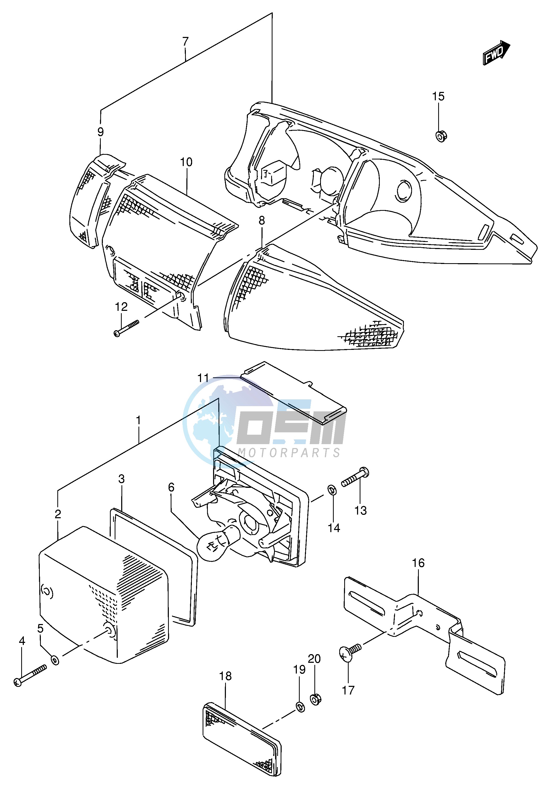 REAR COMBINATION LAMP