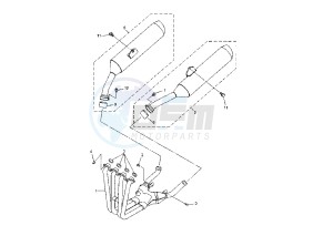 FJR 1300 drawing EXHAUST SYSTEM