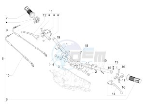 Sprint iGet 125 4T 3V ie ABS (APAC) drawing Handlebars - Master cil.