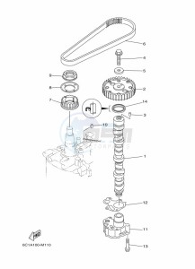 F60FEHTL drawing OIL-PUMP