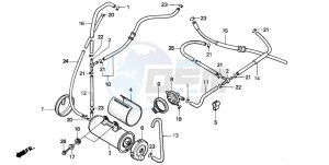 VT1100C SHADOW drawing CANISTER