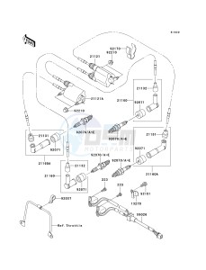 VN 1500 B [VULCAN 88 SE] (B1-B3) N7F drawing IGNITION SYSTEM