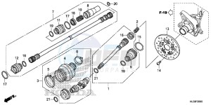 SXS700M4H Europe Direct - (ED) drawing PROPELLER SHAFT