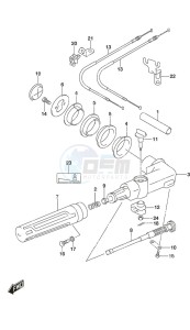 DF 4A drawing Tiller Handle