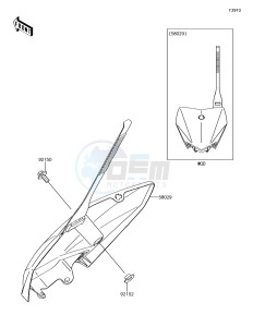 KLX110 KLX110CHF EU drawing Accessory