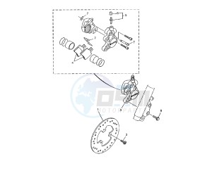 YN F NEO'S 4 50 drawing FRONT BRAKE CALIPER