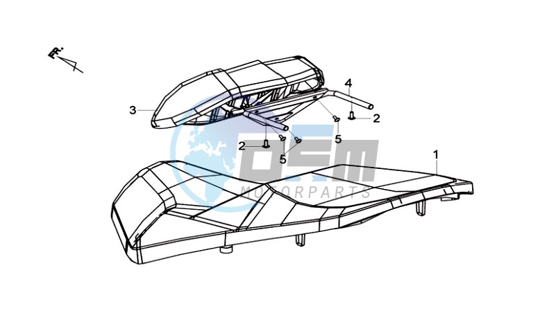 BUDDYSEAT / REAR LUGGAGE FRAME /