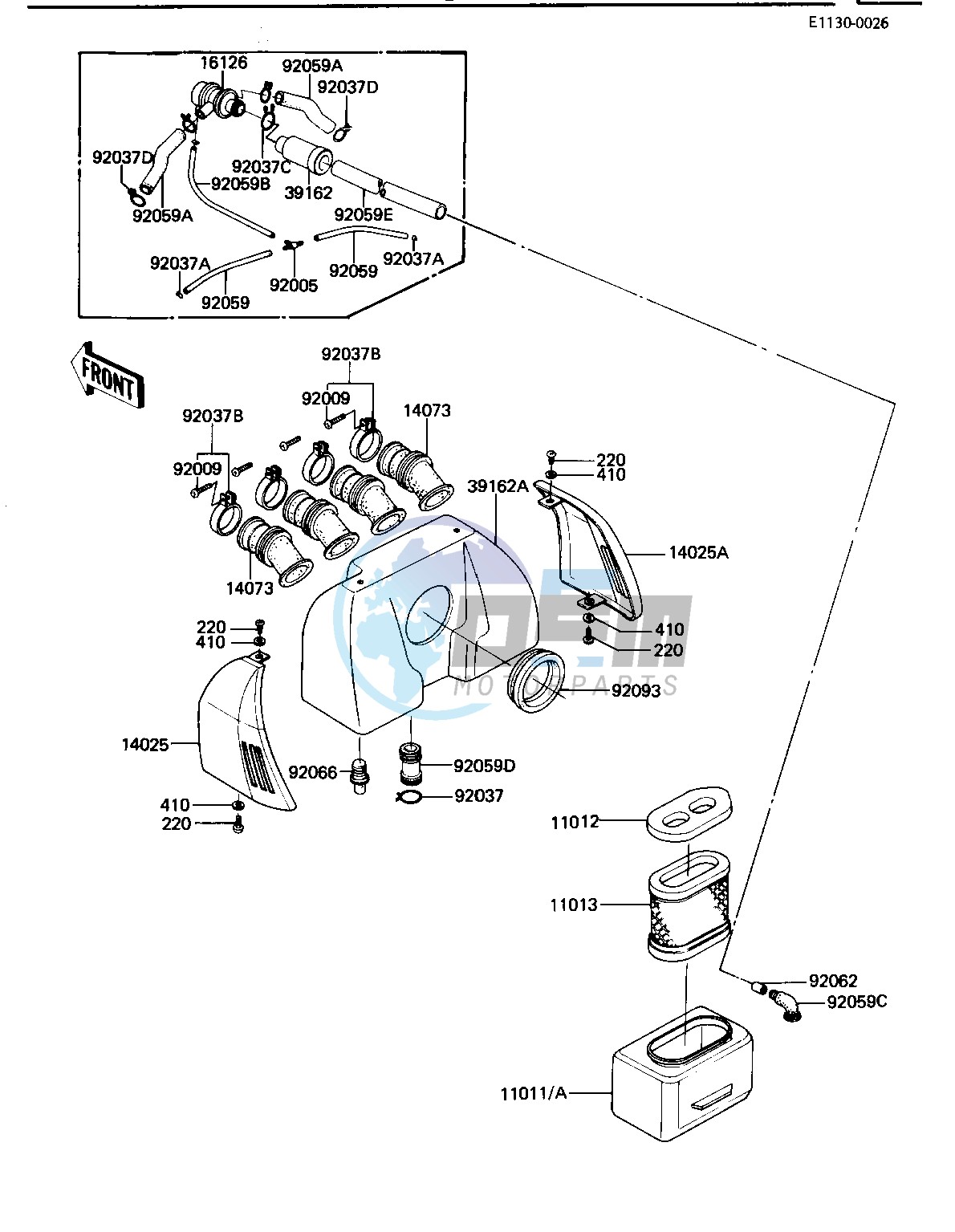 AIR CLEANER -- KZ1100-B1- -