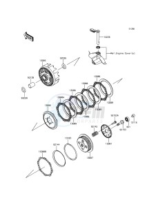 KLX125 KLX125CDS XX (EU ME A(FRICA) drawing Clutch