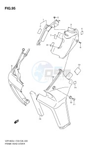 VZR1800 (E3) INTRUDER drawing FRAME HEAD COVER (VZR1800L1 E33)