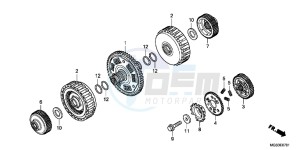 NC700XDC drawing CLUTCH (NC700XD)