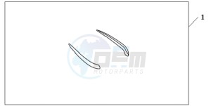 GL18009 Australia - (U) drawing LOUVER COVER