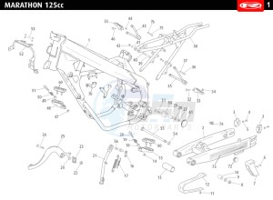 MARATHON-125-RED drawing CHASSIS