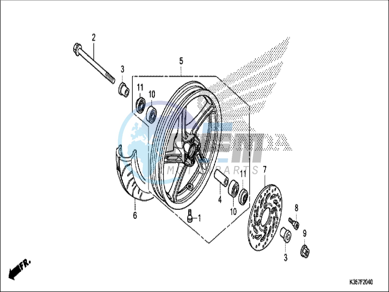 FRONT WHEEL