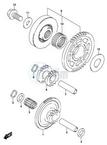 GSX-S1000F drawing STARTER CLUTCH