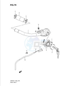 AN650 drawing FUEL INLET (AN650AL1 E51)