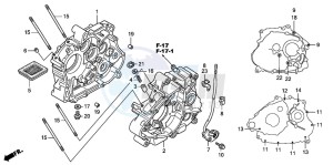 CBR125RW drawing CRANKCASE