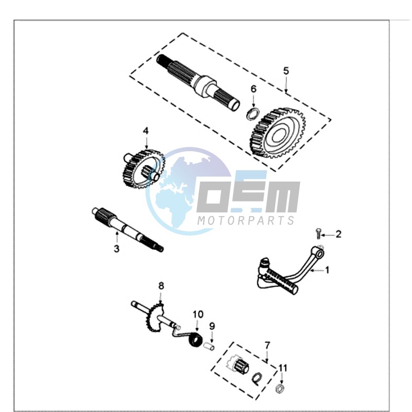 DRIVE SHAFTS / KICKSTARTER