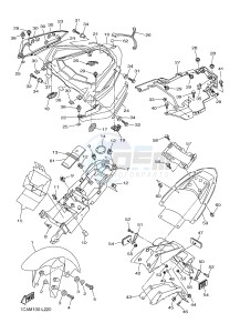 FZ1-S FZ1 FAZER 1000 (2DV1) drawing FENDER