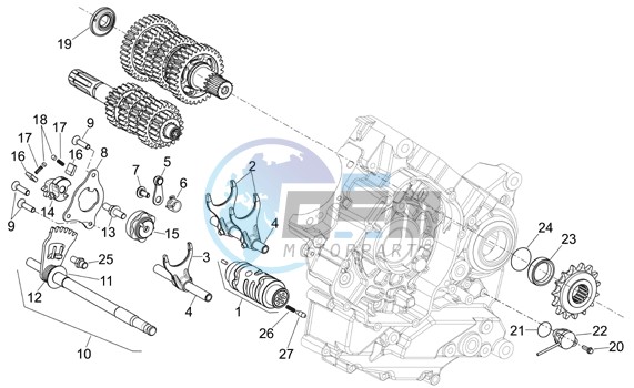 Gear box selector