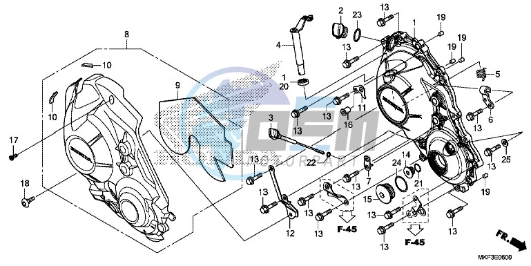 RIGHT CRANKCASE COVER