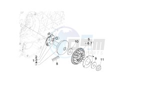 BOULEVARD - 150 CC 4T E3 drawing DRIVING PULLEY