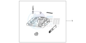 CBF600N9 France - (F / CMF) drawing RR.CARRIER BASE