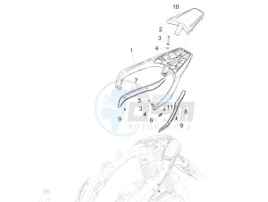 MEDLEY 125 4T IE ABS E4 2020 (EMEA) drawing Rear luggage rack