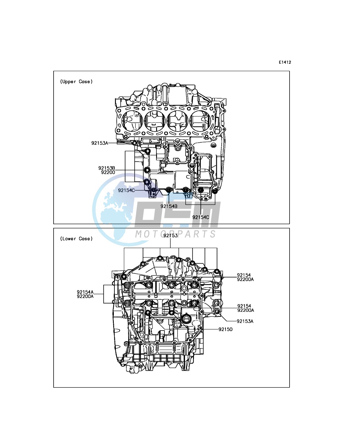 Crankcase Bolt Pattern