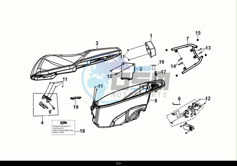 SEAT - REAR GRIP