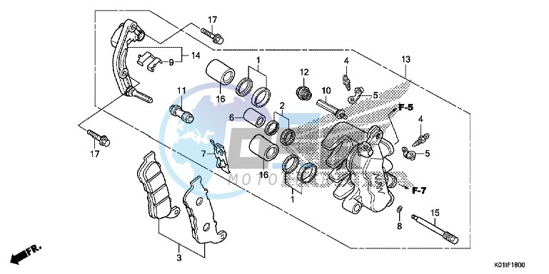 FRONT BRAKE CALIPER