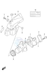 DF 9.9B drawing Inlet Manifold