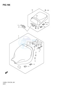 VL800 (E3-E28) VOLUSIA drawing SEAT (VL800L1 E33)