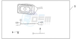 NT700VA UK - (E / MKH) drawing FRONT SPEAKER SET