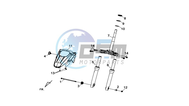 FRONT FORK/ FRONT FENDER