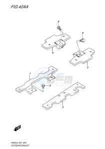 AN650 BURGMAN EU drawing FOOTBOARD BRACKET