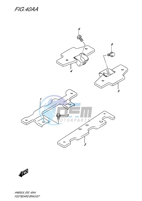 FOOTBOARD BRACKET