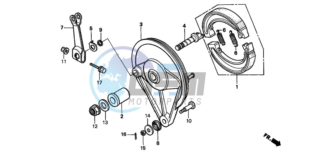 REAR BRAKE PANEL