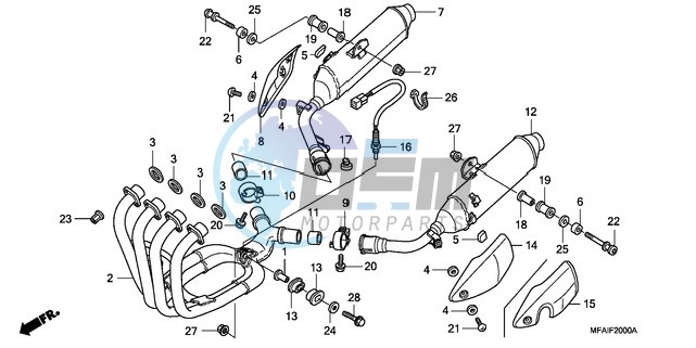 EXHAUST MUFFLER