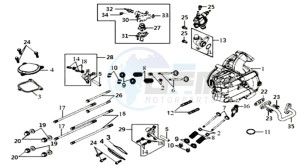 JOYRIDE 125 EVO L6 drawing CYLINDER HEAD KPL . / THERMOSTAT