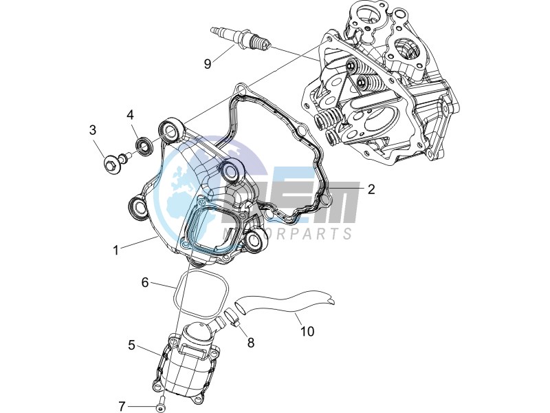 Cylinder head cover