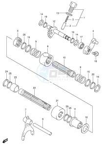 LT-F400 (P24) drawing GEAR SHIFTING (2)(MODEL K4 K5 K6 K7)