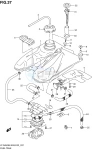 LT-R450 (E28-E33) drawing FUEL TANK