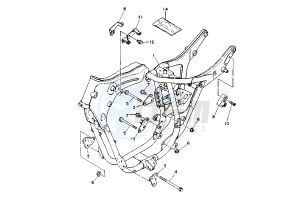 XV VIRAGO 250 drawing FRAME