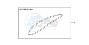 VT750CD3 drawing FR.MUDGUARD ORNAMENT