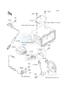 KVF 360 B [PRAIRIE 360] (B6F-B9F) B6F drawing IGNITION SYSTEM