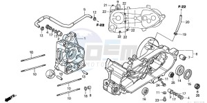 NSS250A JAZZ drawing CRANKCASE